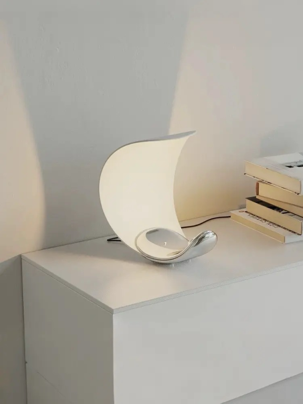 -Curl Table Lamp/Luna Flow Table Lamp/Curved Table Lamp/desk lamp/moon lamp