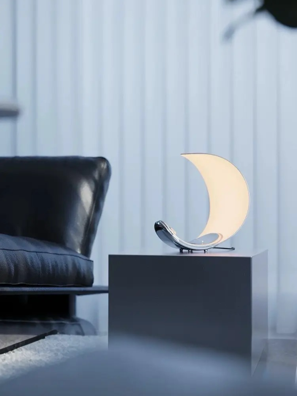 -Curl Table Lamp/Luna Flow Table Lamp/Curved Table Lamp/desk lamp/moon lamp