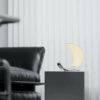 -Curl Table Lamp/Luna Flow Table Lamp/Curved Table Lamp/desk lamp/moon lamp