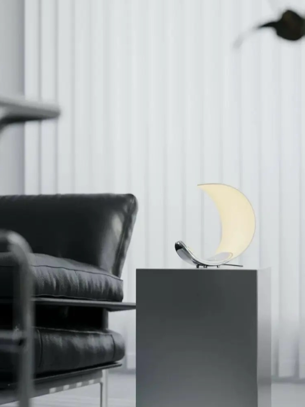-Curl Table Lamp/Luna Flow Table Lamp/Curved Table Lamp/desk lamp/moon lamp